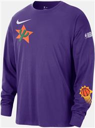 NBA CITY EDITION PHOENIX SUNS ΑΝΔΡΙΚΗ ΜΠΑΣΚΕΤΙΚΗ ΜΑΚΡΥΜΑΝΙΚΗ ΜΠΛΟΥΖΑ (9000197668-36408) NIKE