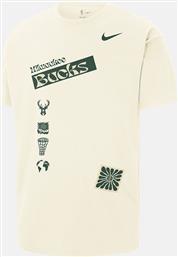 NBA COURTSIDE MILWAUKEE BUCKS ΑΝΔΡΙΚΟ MΠΑΣΚΕΤΙΚΟ T-SHIRT (9000177605-48077) NIKE