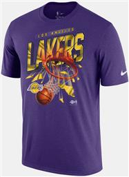 NBA LOS ANGELES LAKERS COURTSIDE SHATTERED MEN'S T-SHIRT (9000094393-9750) NIKE από το COSMOSSPORT