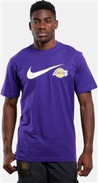 ΝΒΑ LOS ANGELES LAKERS SWOOSH ESSENTIAL ΑΝΔΡΙΚΟ Τ-SHIRT (9000177415-76009) NIKE