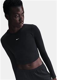 SPORSTWEAR CHILL KNIT ΓΥΝΑΙΚΕΙΑ CROPPED ΜΠΛΟΥΖΑ ΜΕ ΜΑΚΡΥ ΜΑΝΙΚΙ (9000232441-13617) NIKE