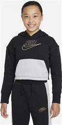 SPORTSWEAR CLUB FLEECE ICON CLASH ΠΑΙΔΙΚΗ ΜΠΛΟΥΖΑ ΜΕ ΚΟΥΚΟΥΛΑ (9000104204-42890) NIKE