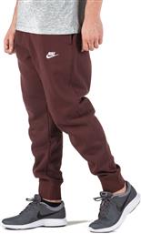 SPORTSWEAR CLUB FLEECE MEN'S JOGGERS BV2671-233 ΜΠΟΡΝΤΟ NIKE