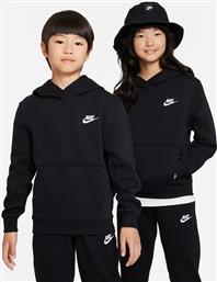 SPORTSWEAR CLUB FLEECE ΠΑΙΔΙΚΗ ΜΠΛΟΥΖΑ ΜΕ ΚΟΥΚΟΥΛΑ (9000179076-1480) NIKE