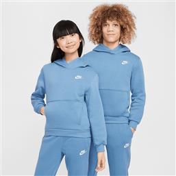 SPORTSWEAR CLUB FLEECE ΠΑΙΔΙΚΗ ΜΠΛΟΥΖΑ ΜΕ ΚΟΥΚΟΥΛΑ (9000191656-79057) NIKE