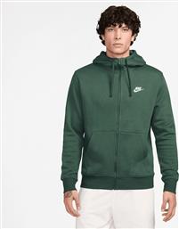 SPORTSWEAR CLUB FULL-ZIP ΑΝΔΡΙΚΗ ΜΠΛΟΥΖΑ ΜΕ ΚΟΥΚΟΥΛΑ (9000191005-70058) NIKE