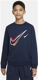 SPORTSWEAR FLEECE CREW ΠΑΙΔΙΚΗ ΜΠΛΟΥΖΑ ΦΟΥΤΕΡ (9000111641-2749) NIKE