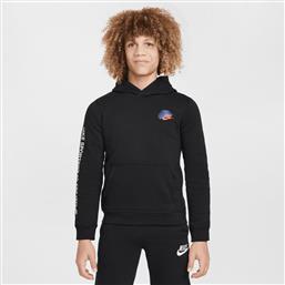 SPORTSWEAR FLEECE ΠΑΙΔΙΚΗ ΜΠΛΟΥΖΑ ΜΕ ΚΟΥΚΟΥΛΑ (9000192094-1469) NIKE