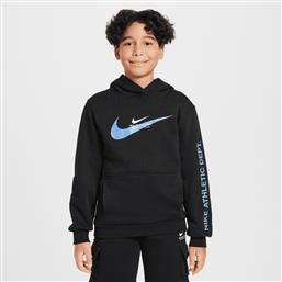 SPORTSWEAR FLEECE ΠΑΙΔΙΚΗ ΜΠΛΟΥΖΑ ΜΕ ΚΟΥΚΟΥΛΑ (9000206548-1469) NIKE