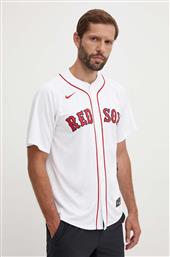 T-SHIRT MLB BOSTON RED SOX ΧΡΩΜΑ: ΑΣΠΡΟ NIKE