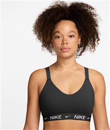 W NK DF INDY MED SPT BRA FD1065-011 ΜΑΥΡΟ NIKE από το ZAKCRET SPORTS