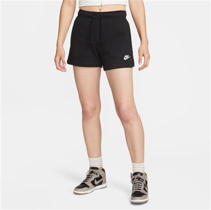 W NSW CLUB FLC MR SHORT DQ5802-010 ΜΑΥΡΟ NIKE