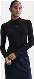 W NSW NK CHLL KNT MOCK TEE (9000234030-4376) NIKE