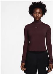 W NSW NK CHLL KNT MOCK TEE (9000234067-36343) NIKE