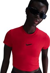 W NSW NK CHLL KNT TEE VDAY HF9534-657 ΚΟΚΚΙΝΟ NIKE