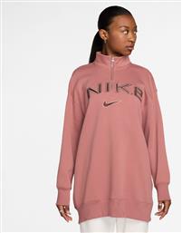 W NSW PHNX FLC OOS LOGO QZ TOP FV7679-634 ΡΟΖ NIKE