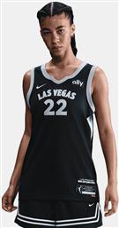 WNBA LAS VEGAS ACES A'JA WILSON ΓΥΝΑΙΚΕΙΑ ΜΠΑΣΚΕΤΙΚΗ ΦΑΝΕΛΑ (9000209519-82585) NIKE