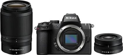 ΦΩΤΟΓΡΑΦΙΚΗ ΜΗΧΑΝΗ MIRRORLESS Z50 ΙΙ + 16-50MM VR + 50-250MM VR - MΑΥΡΟ NIKON