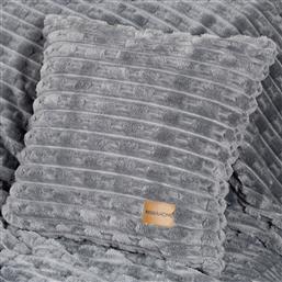 ΔΙΑΚΟΣΜΗΤΙΚΗ ΜΑΞΙΛΑΡΟΘΗΚΗ FLEECE (45X45) SAVARA D.GREY NIMA