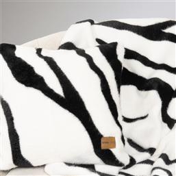 ΔΙΑΚΟΣΜΗΤΙΚΗ ΜΑΞΙΛΑΡΟΘΗΚΗ ΓΟΥΝΙΝΗ (45X45) SEBRA WHITE NIMA