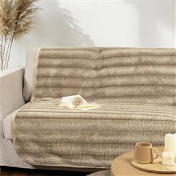 ΓΟΥΝΙΝΟ ΡΙΧΤΑΡΙ ΤΡΙΘΕΣΙΟΥ ΚΑΝΑΠΕ (180X300) LUNETTA BEIGE NIMA