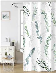 ΚΟΥΡΤΙΝΑ ΜΠΑΝΙΟΥ (180X200) ΜΕ ΤΡΟΥΚΣ CEDAR NIMA