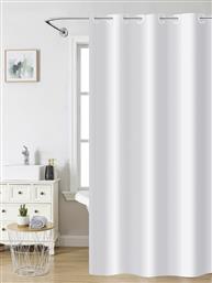 ΚΟΥΡΤΙΝΑ ΜΠΑΝΙΟΥ 180X200 WHITE (180X200) NIMA