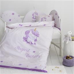 ΚΟΥΒΕΡΛΙ ΚΟΥΝΙΑΣ (100X140) 2 ΟΨΕΩΝ MAGICAL UNICORN NIMA από το SPITISHOP