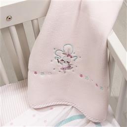 ΚΟΥΒΕΡΤΑ FLEECE ΑΓΚΑΛΙΑΣ (80X110) BABY BALLET BUNNY NIMA
