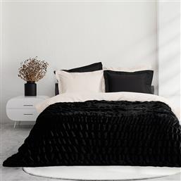 ΚΟΥΒΕΡΤΑ FLEECE ΥΠΕΡΔΙΠΛΗ 220X240 MOSSY BLACK (220X240) NIMA