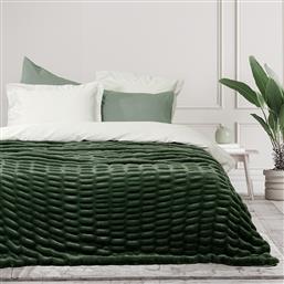 ΚΟΥΒΕΡΤΑ FLEECE ΥΠΕΡΔΙΠΛΗ 220X240 MOSSY DARK GREEN (220X240) NIMA