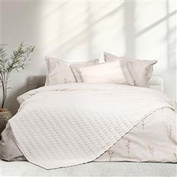 ΚΟΥΒΕΡΤΑ FLEECE ΥΠΕΡΔΙΠΛΗ (220X240) SAVARA IVORY NIMA