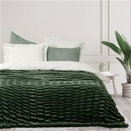 ΚΟΥΒΕΡΤΑ ΓΟΥΝΙΝΗ ΥΠΕΡΔΙΠΛΗ (220X240) MOSSY D.GREEN NIMA