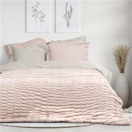 ΚΟΥΒΕΡΤΑ ΓΟΥΝΙΝΗ ΥΠΕΡΔΙΠΛΗ (220X240) MOSSY L.PINK NIMA
