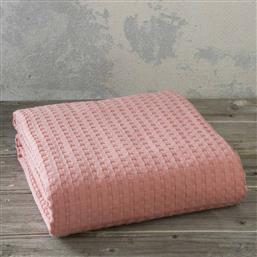 ΚΟΥΒΕΡΤΑ ΠΙΚΕ ΥΠΕΡΔΙΠΛΗ (220X240) BED LINEN HABIT CORAL NIMA από το SPITISHOP