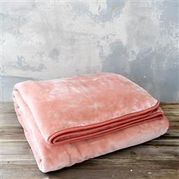 ΚΟΥΒΕΡΤΑ ΒΕΛΟΥΤΕ ΜΟΝΗ 160X220 COPERTA PINK (160X220) NIMA