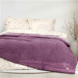 ΚΟΥΒΕΡΤΟΠΑΠΛΩΜΑ KING SIZE (240X260) MUFFLE MAUVE NIMA