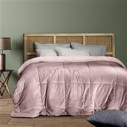 ΚΟΥΒΕΡΤΟΠΑΠΛΩΜΑ KING SIZE (240X260) NUAN POWDER PINK NIMA