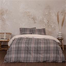 ΠΑΠΛΩΜΑΤΟΘΗΚΗ KING SIZE (ΣΕΤ 240X260) 2 ΟΨΕΩΝ BED LINEN ERROL EARTH NIMA