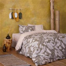 ΠΑΠΛΩΜΑΤΟΘΗΚΗ ΜΟΝΗ (ΣΕΤ 160X240) BED LINEN ESTRELLA BROWN NIMA από το SPITISHOP