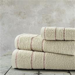 ΠΕΤΣΕΤΕΣ ΜΠΑΝΙΟΥ (ΣΕΤ 3ΤΜΧ) PIVOT BEIGE 450GSM NIMA