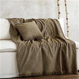 ΡΙΧΤΑΡΙ ΚΑΝΑΠΕ ΔΙΘΕΣΙΟΥ (180X240) MATIS BROWN NIMA