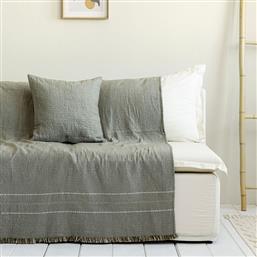 ΡΙΧΤΑΡΙ ΤΕΤΡΑΘΕΣΙΟΥ ΚΑΝΑΠΕ (180X350) AZURA KHAKI NIMA