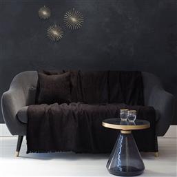 ΡΙΧΤΑΡΙ ΤΕΤΡΑΘΕΣΙΟΥ ΚΑΝΑΠΕ (180X350) LIVING VELVETY BLACK NIMA