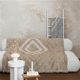 ΡΙΧΤΑΡΙ ΤΡΙΘΕΣΙΟΥ ΚΑΝΑΠΕ (180X300) LIVING AMARA BEIGE NIMA από το SPITISHOP