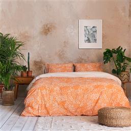 ΣΕΝΤΟΝΙΑ ΥΠΕΡΔΙΠΛΑ (ΣΕΤ 240X260) BED LINEN MAMBA DEEP ORANGE ΧΩΡΙΣ ΛΑΣΤΙΧΟ 240X260 ΧΩΡΙΣ ΛΑΣΤΙΧΟ 240X260 NIMA