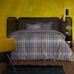 ΣΕΝΤΟΝΙΑ ΜΟΝΑ (ΣΕΤ) BED LINEN ERROL GREY ΜΕ ΛΑΣΤΙΧΟ 100X200+32 ΜΕ ΛΑΣΤΙΧΟ 100X200+32 NIMA