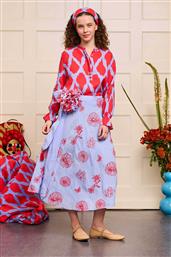 ΓΥΝΑΙΚΕΙΑ ΜΠΛΟΥΖΑ ΜΕ PRINT ''BROOM IKAT RED'' - BROOM BLOUSE ΦΟΥΞΙΑ NIMO WITH LOVE