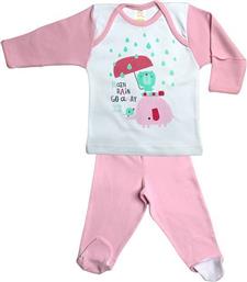 ΠΥΤΖΑΜΕΣ 132 ΡΟΖ (74CM)-(6-12 ΜΗΝΩΝ) NINA CLUB