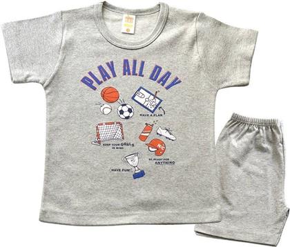 ΠΥΤΖΑΜΕΣ 155 ΓΚΡΙ ΜΕΛΑΝΖΕ (80-90CM)-(1 ΕΤΟΥΣ) NINA CLUB